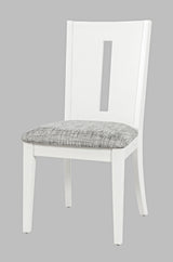 Urban Icon White Slotback Chair (Set of 2) - Ornate Home