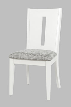 Urban Icon White Slotback Chair (Set of 2) - Ornate Home