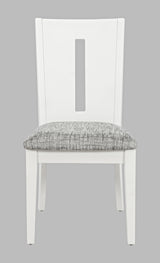 Urban Icon White Slotback Chair (Set of 2) - Ornate Home