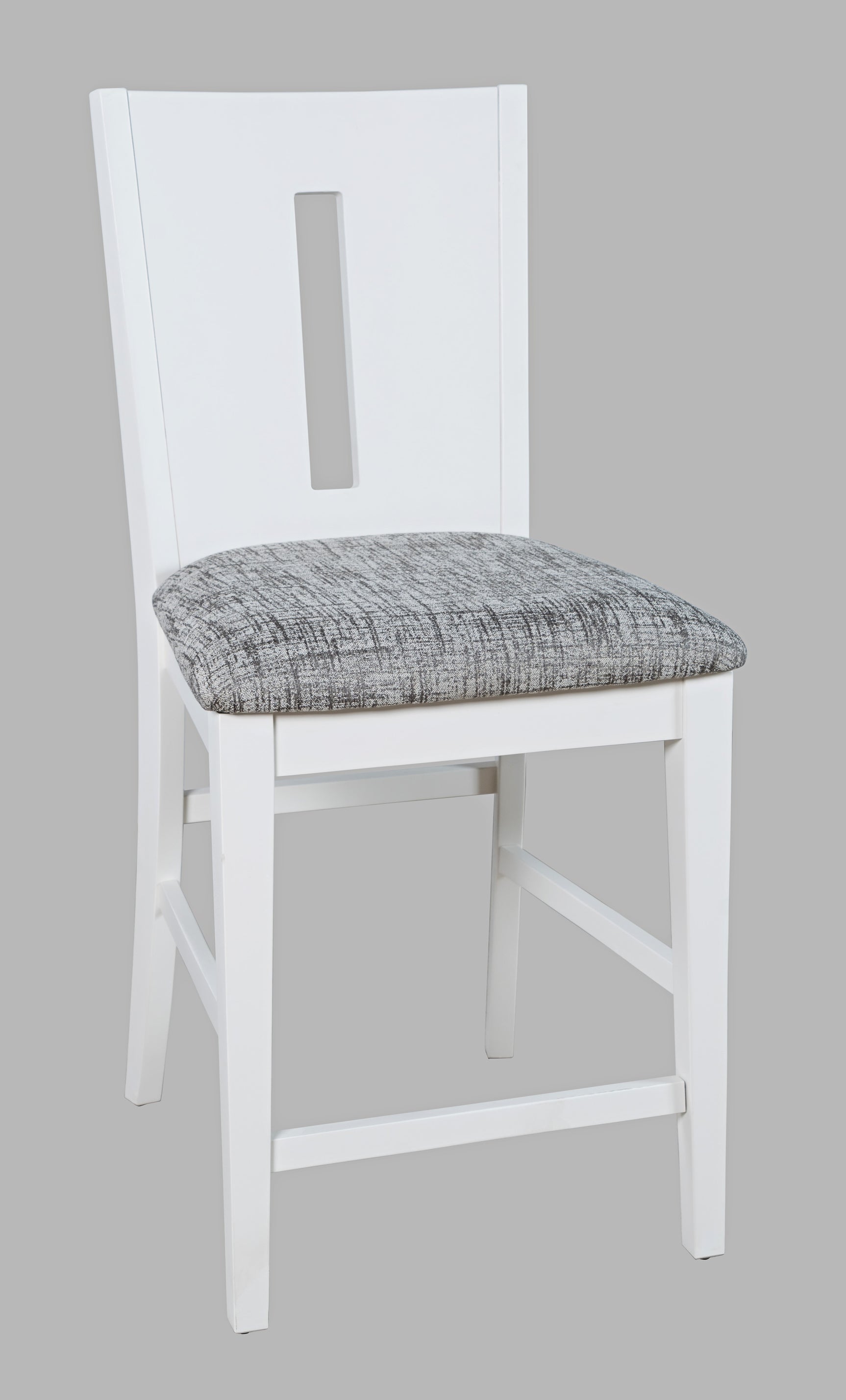 Urban Icon White Slotback Stool (Set of 2) - Ornate Home