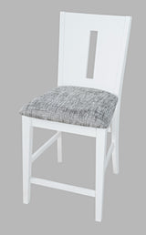 Urban Icon White Slotback Stool (Set of 2) - Ornate Home