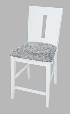 Urban Icon White Slotback Stool (Set of 2) - Ornate Home