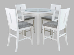 Urban Icon White Slotback Stool (Set of 2) - Ornate Home