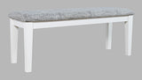 Urban Icon White Uph Bench - Ornate Home