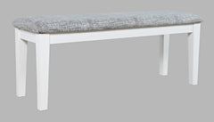 Urban Icon White Uph Bench - Ornate Home
