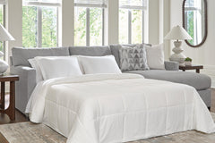 UrbanCrest Pewter 2-Piece Sleeper Sectional with RAF Chaise - Ornate Home