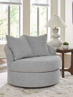UrbanCrest Pewter Swivel Accent Chair - Ornate Home