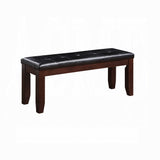 Urbana Black/Cherry Dining Bench - Ornate Home