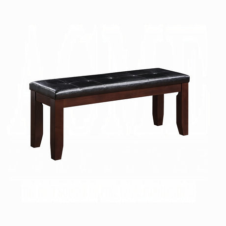 Urbana Black/Cherry Dining Bench - Ornate Home