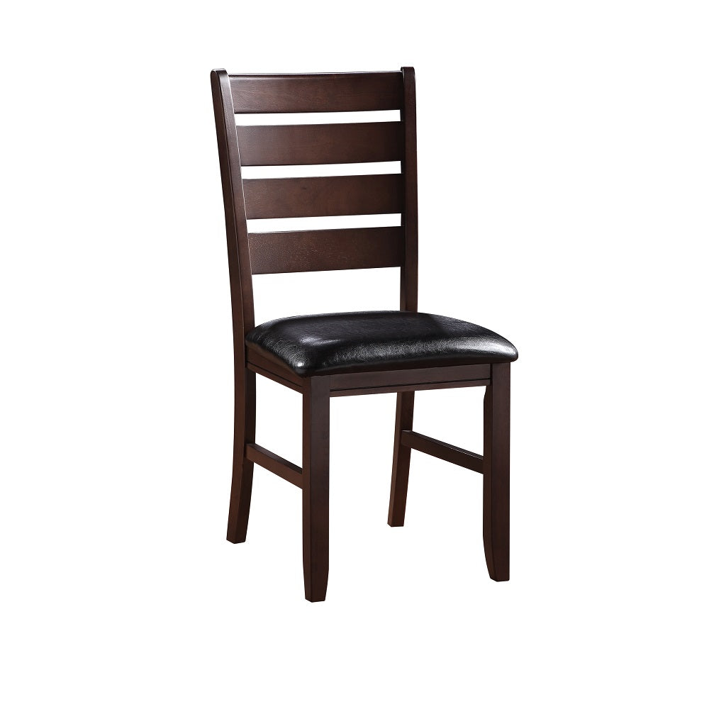 Urbana Black/Cherry Side Chair (Set of 2) - Ornate Home