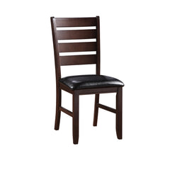 Urbana Black/Cherry Side Chair (Set of 2) - Ornate Home