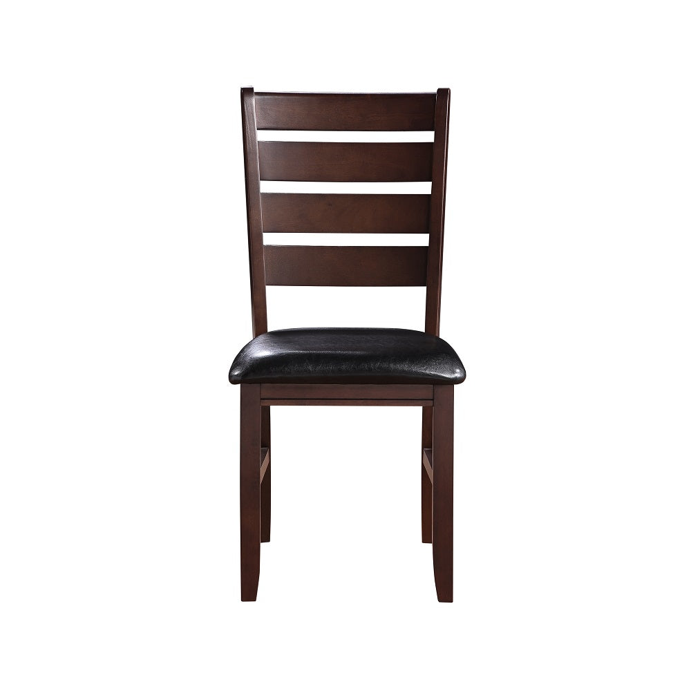 Urbana Black/Cherry Side Chair (Set of 2) - Ornate Home