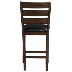 Urbana Black/Espresso Counter Height Chair (Set of 2) - Ornate Home