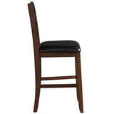 Urbana Black/Espresso Counter Height Chair (Set of 2) - Ornate Home