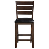 Urbana Black/Espresso Counter Height Chair (Set of 2) - Ornate Home