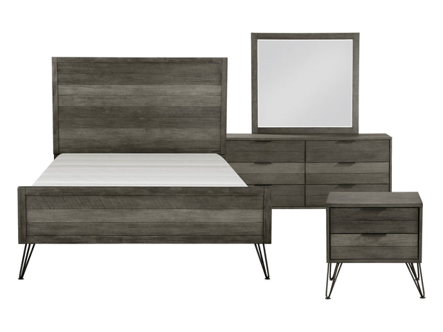 Urbanite Gray 4-piece Queen Bedroom Set - Ornate Home