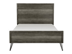 Urbanite Gray Eastern King Bed - Ornate Home