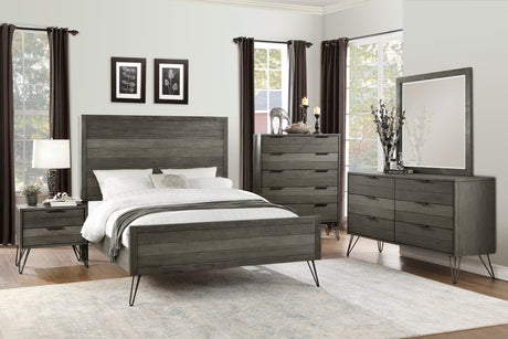 Urbanite Gray Queen Bed - Ornate Home