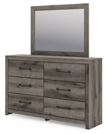 Urbanoore Brown 6 Drawer Dresser and Mirror (Online Special Price) - Ornate Home