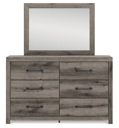 Urbanoore Brown 6 Drawer Dresser and Mirror - Ornate Home