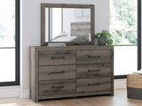 Urbanoore Brown 6 Drawer Dresser and Mirror - Ornate Home