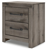 Urbanoore Brown Gray 22" 2 Drawer Charging Nightstand (Online Special Price) - Ornate Home