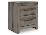 Urbanoore Brown Gray 22" 2 Drawer Charging Nightstand - Ornate Home