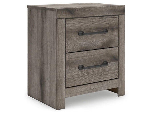 Urbanoore Brown Gray 22" 2 Drawer Charging Nightstand - Ornate Home