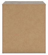 Urbanoore Brown Gray 22" 2 Drawer Charging Nightstand - Ornate Home