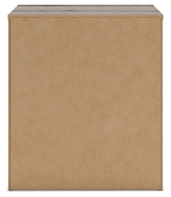 Urbanoore Brown Gray 22" 2 Drawer Charging Nightstand - Ornate Home