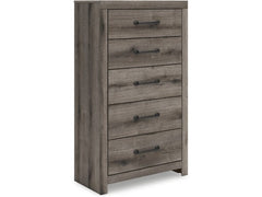 Urbanoore Brown Gray 32" 5 Drawer Chest of Drawers - Ornate Home