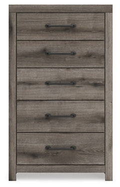 Urbanoore Brown Gray 32" 5 Drawer Chest of Drawers - Ornate Home