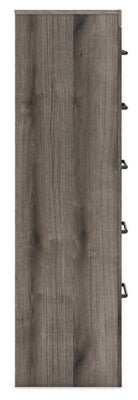 Urbanoore Brown Gray 32" 5 Drawer Chest of Drawers - Ornate Home