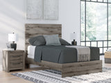 Urbanoore Brown Gray Full Panel Youth Bed (Online Special Price) - Ornate Home