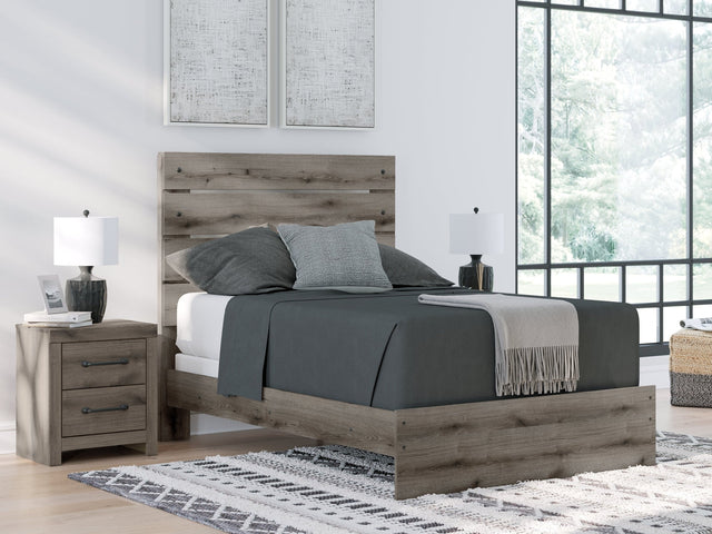 Urbanoore Brown Gray Full Panel Youth Bed (Online Special Price) - Ornate Home