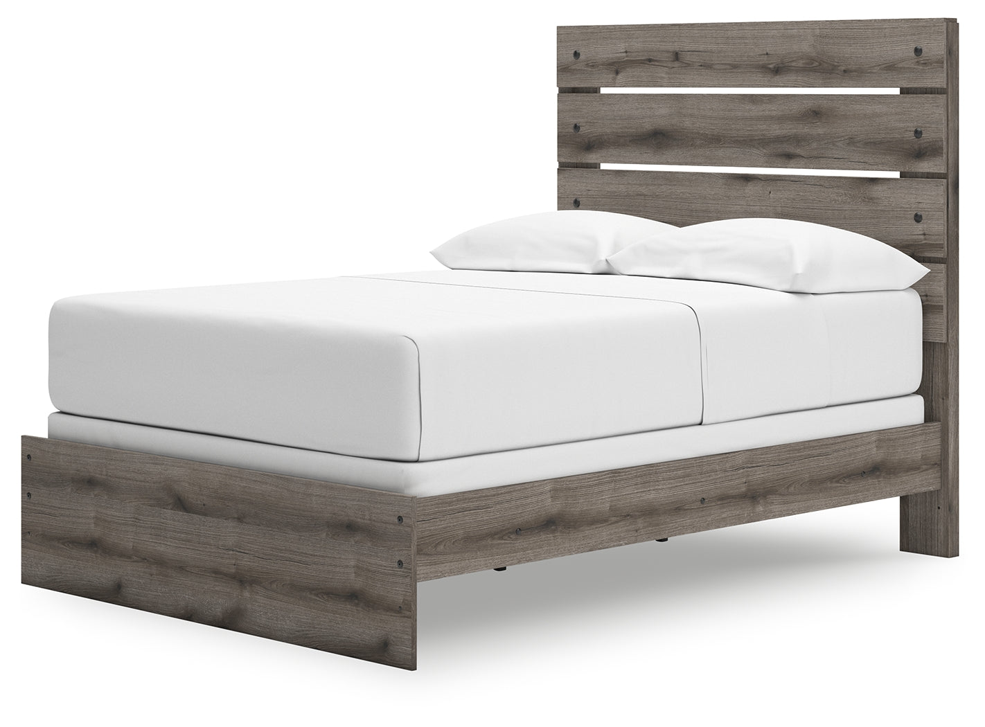 Urbanoore Brown Gray Full Panel Youth Bed (Online Special Price) - Ornate Home