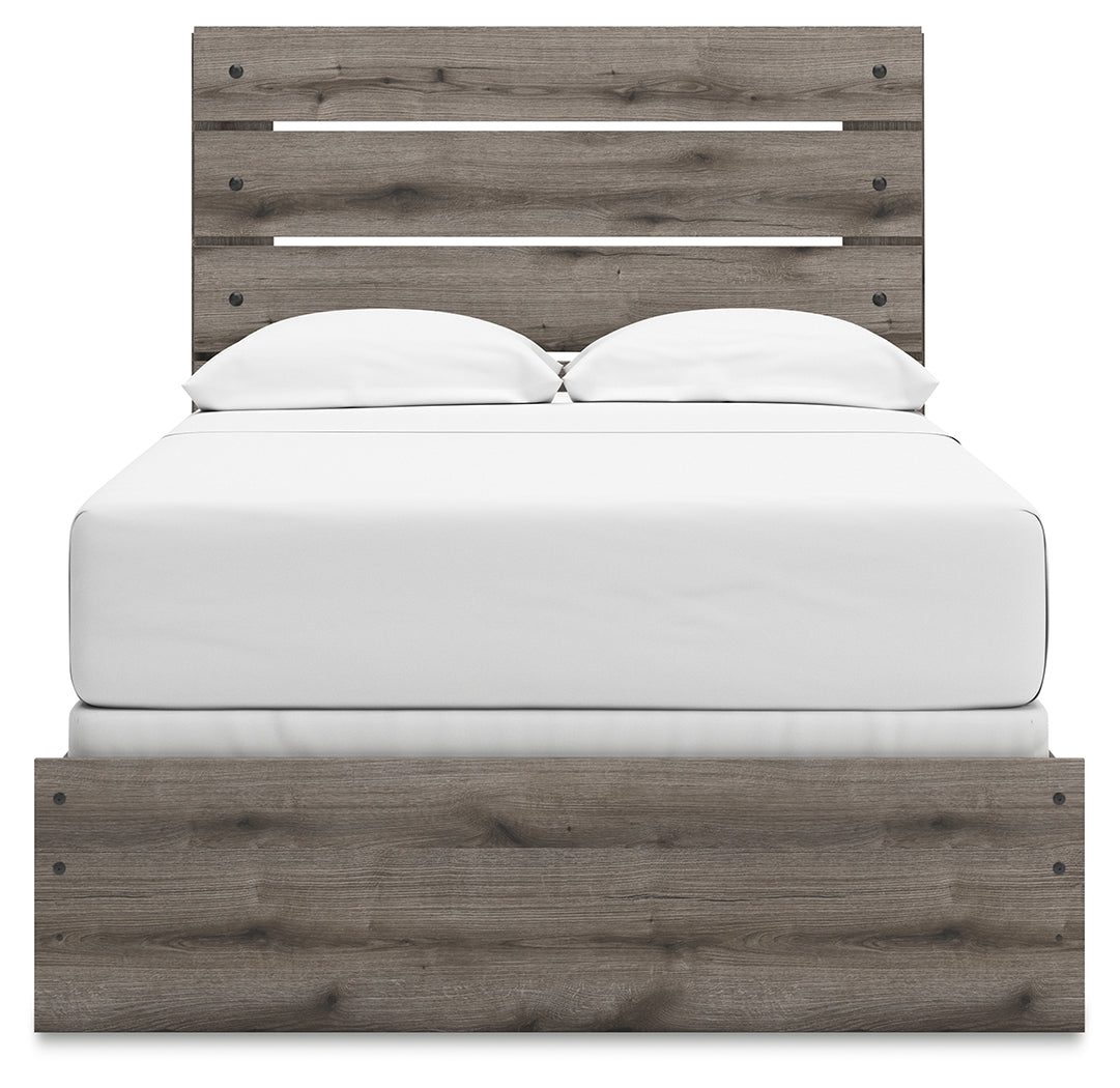 Urbanoore Brown Gray Full Panel Youth Bed (Online Special Price) - Ornate Home
