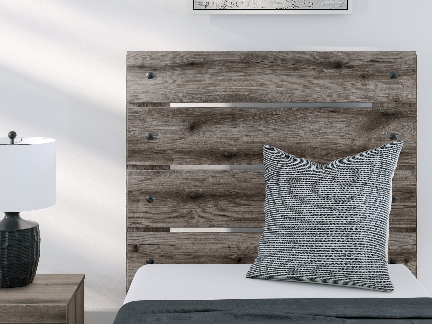 Urbanoore Brown Gray Twin Panel Youth Bed with Storage (Online Special Price) - Ornate Home
