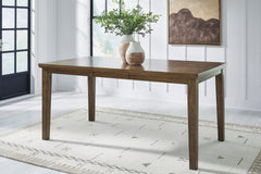 Urbinforte Light Brown Counter Height Extension Dining Table and 4 Barstools - Ornate Home