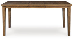 Urbinforte Light Brown DRM Counter Butterfly Extendable Table - Ornate Home