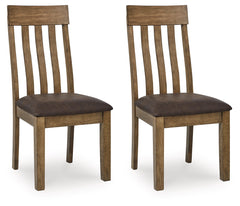 Urbinforte Light Brown Dining UPH Side Chair (Set of 2) - Ornate Home