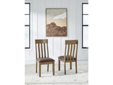 Urbinforte Light Brown Dining UPH Side Chair (Set of 2) - Ornate Home
