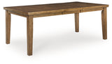 Urbinforte Light Brown Extension Dining Table, 4 Chairs and Bench (Online Special Price) - Ornate Home