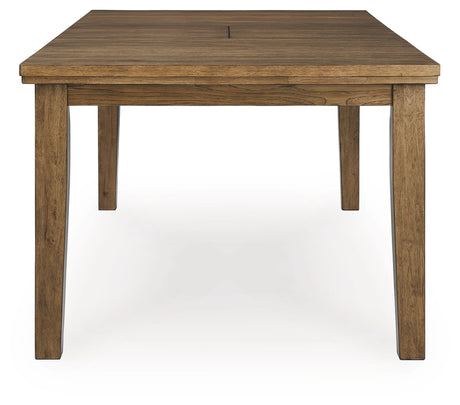 Urbinforte Light Brown Extension Dining Table, 4 Chairs and Bench - Ornate Home