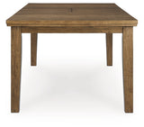 Urbinforte Light Brown Extension Dining Table and 4 Chairs (Online Special Price) - Ornate Home