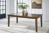 Urbinforte Light Brown Extension Dining Table and 4 Chairs (Online Special Price) - Ornate Home