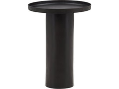 Uriel Black Side Table - Ornate Home
