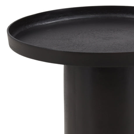 Uriel Black Side Table - Ornate Home