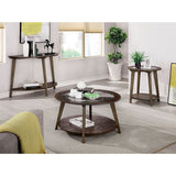 Uriel Dark Oak End Table - Ornate Home