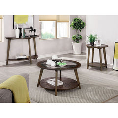 Uriel Dark Oak End Table - Ornate Home